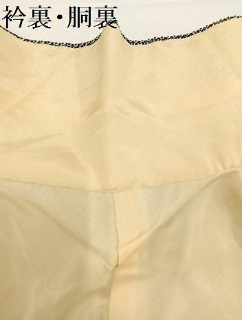 平和屋着物●大変加工の良い総絞り小紋　黒地　正絹　逸品　AABG4894ph