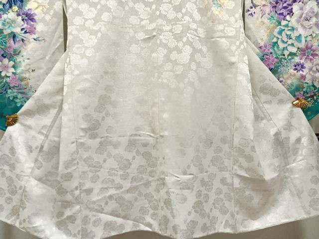 平和屋着物●小振袖　二尺袖　舞花文　暈し染め　金彩　洗える着物　未使用　AABG4898ph