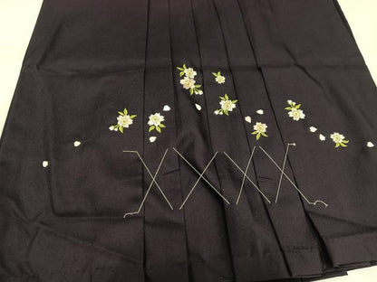 平和屋着物●女性　行灯袴　舞桜文　暈し染め　金糸　洗える着物　未使用　AABG4904ph