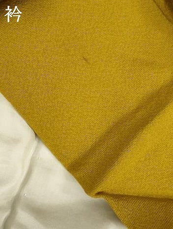 平和屋着物●世界的ファッションデザイナー 山本寛斎 kansaiブランド 振袖 寿光織 鳳凰花文 山吹茶色 金糸 やまと誂製 逸品 AABG4951ck