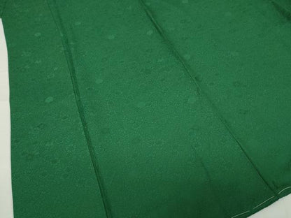 平和屋着物●上質な色無地　舞花地紋　鉄色　やまと誂製　正絹　逸品　未使用　AABG4955ck