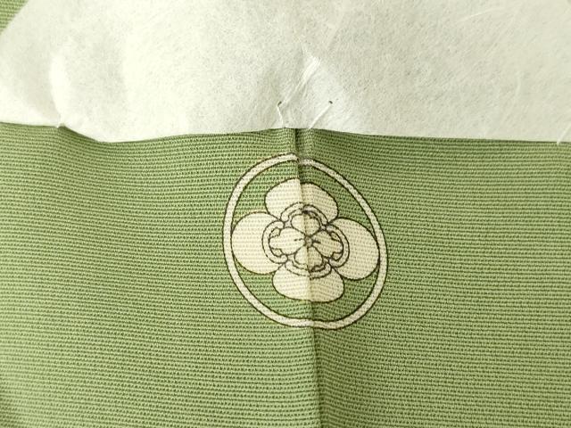 平和屋着物●訪問着　友禅　作家物　枝花文　暈し染め　正絹　逸品　未使用　AABG4956ck