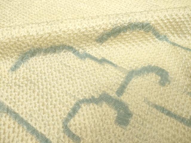平和屋着物●訪問着　総絞り　立波文　高島屋扱い　正絹　逸品　AABG4959ck