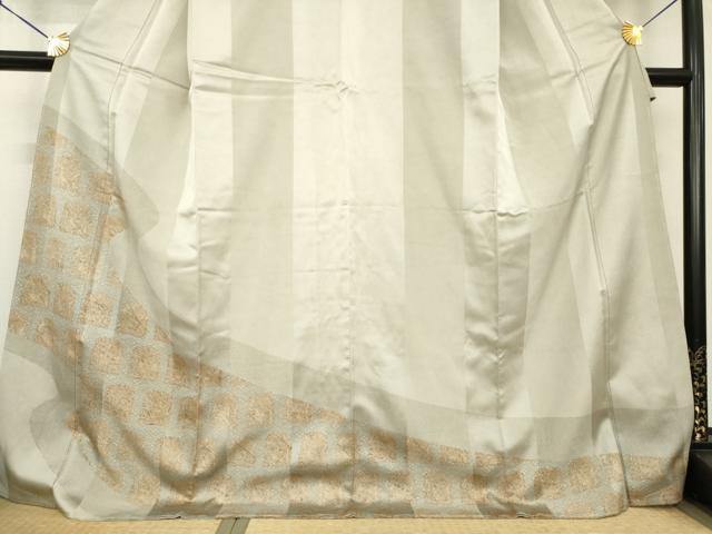平和屋着物●訪問着　花兎　高島屋扱い　背抜き仕立て　ロング丈　正絹　逸品　AABG4960ck
