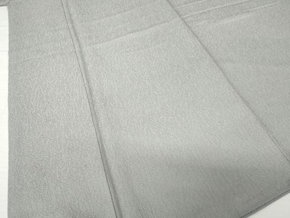 平和屋着物●上質な色無地　煤色　正絹　逸品　AABG4968ck