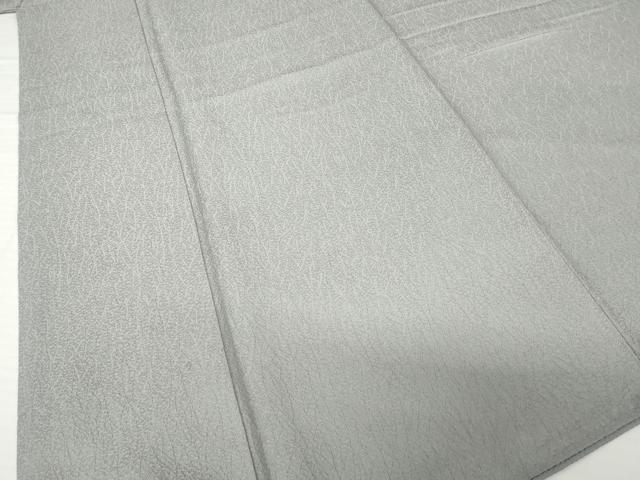 平和屋着物●上質な色無地　煤色　正絹　逸品　AABG4968ck