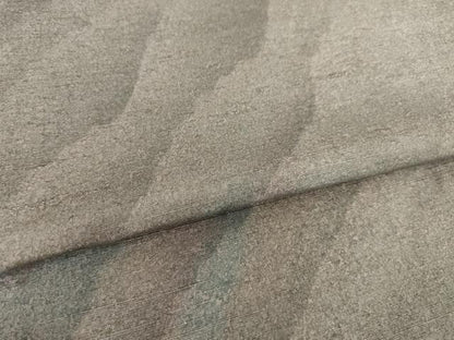 平和屋着物●上質な小紋　紬地　霞文　正絹　逸品　AABG4971ck