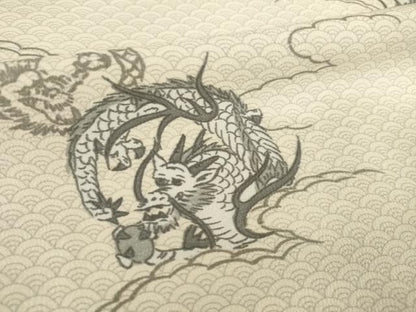 平和屋着物●小紋　龍　洗える着物　AABG4972ck