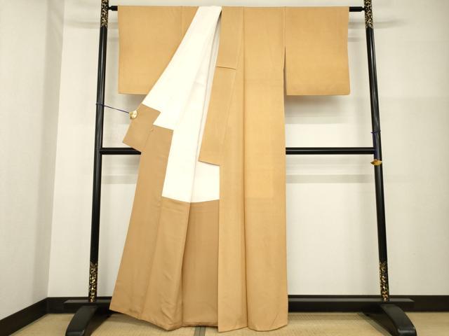 平和屋着物●江戸小紋師　寺山景範　江戸小紋　鮫小紋柄　高島屋扱い　正絹　逸品　AABG4981ck