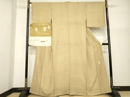 平和屋着物●京友禅　北村達也　江戸小紋　正絹　逸品　AABG4985ck