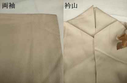 平和屋着物●訪問着　南天文　暈し染め　金彩　正絹　逸品　AABG4990ck
