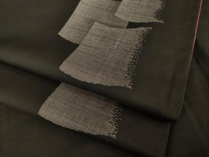 平和屋着物●本場大島紬　カタス9マルキ　地空き　色紙重ね文　正絹　逸品　AABG4998ck