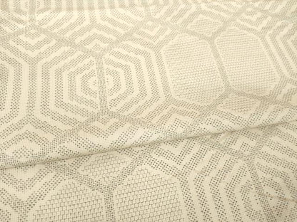 平和屋着物●本場大島紬　白大島　120亀甲　亀甲文　正絹　逸品　AABG5000ck
