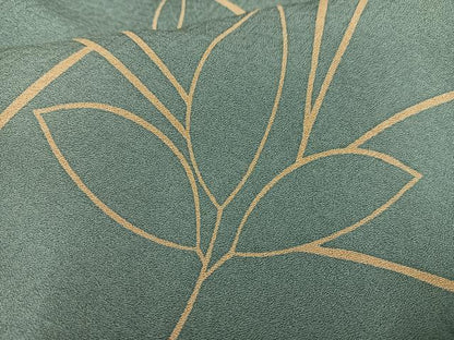 平和屋着物■上質な小紋　枝葉文　正絹　逸品　AABG5004oa