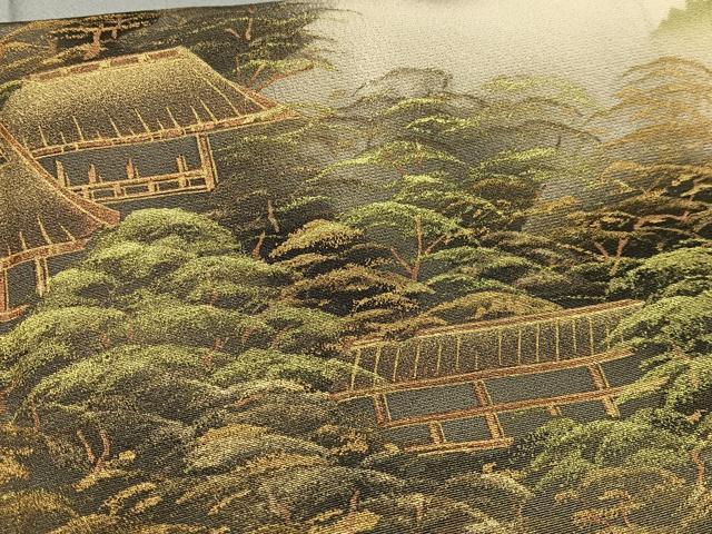 平和屋着物■豪華色留袖 風景松文 暈し染め 金彩 正絹 逸品 AABG5005oa