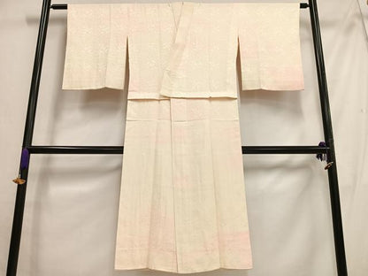 平和屋着物■長襦袢　袷　紗綾形花地紋　暈し染め　正絹　逸品　AABG5087oa