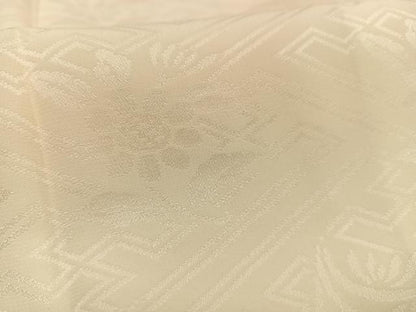 平和屋着物■長襦袢　袷　紗綾形花地紋　暈し染め　正絹　逸品　AABG5087oa