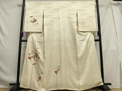 平和屋着物■訪問着 刺繍 松竹梅 金銀糸 やまと誂製 正絹 逸品 AABG5088oa