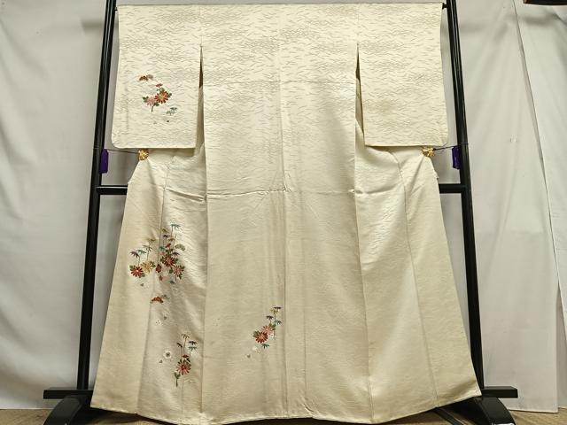 平和屋着物■訪問着 刺繍 松竹梅 金銀糸 やまと誂製 正絹 逸品 AABG5088oa