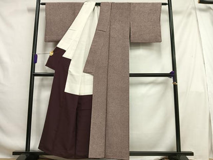 平和屋着物■江戸小紋　鮫小紋柄　正絹　逸品　AABG5096oa