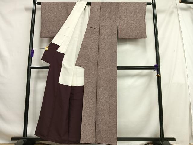 平和屋着物■江戸小紋　鮫小紋柄　正絹　逸品　AABG5096oa