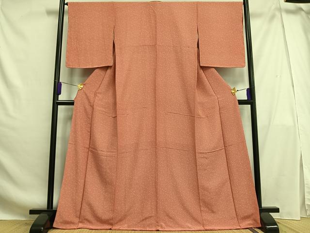 平和屋着物■江戸小紋 葡萄文 正絹 逸品 AABG5102oa