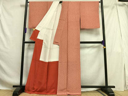 平和屋着物■江戸小紋 葡萄文 正絹 逸品 AABG5102oa