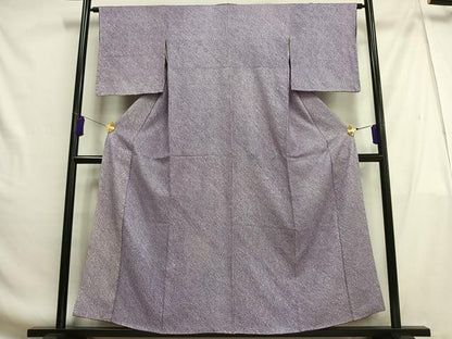 平和屋着物■大変加工の良い総絞り小紋　正絹　逸品　AABG5114oa