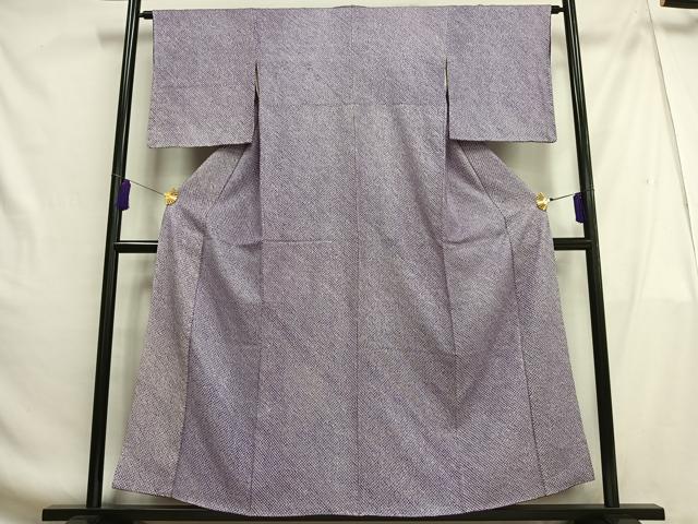 平和屋着物■大変加工の良い総絞り小紋　正絹　逸品　AABG5114oa