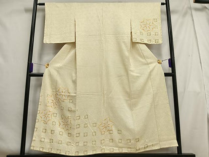 平和屋着物■訪問着 総絞り 舞花文 正絹 逸品 AABG5146oa