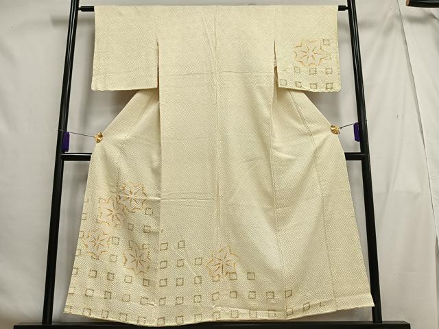 平和屋着物■訪問着 総絞り 舞花文 正絹 逸品 AABG5146oa