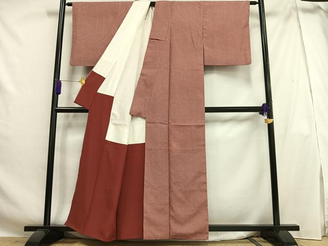 平和屋着物■江戸小紋 鮫小紋柄 正絹 逸品 AABG5190oa