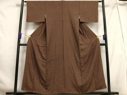 平和屋着物■上質な小紋 芝文 正絹 逸品 未使用 AABG5191oa