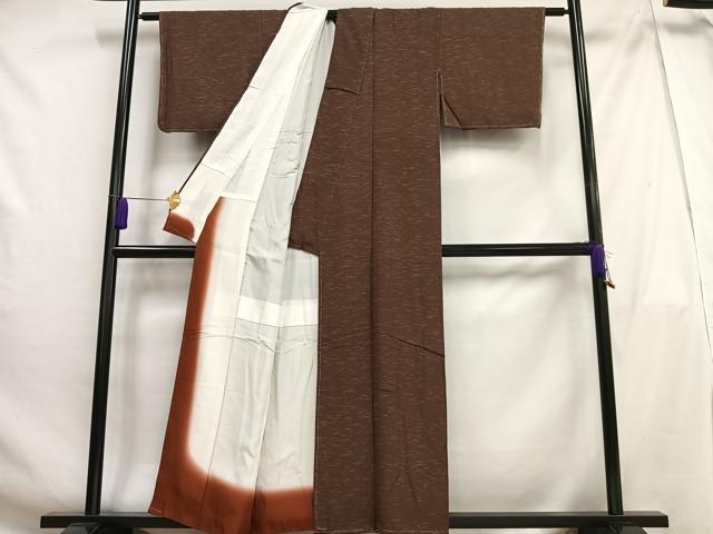 平和屋着物■上質な小紋 芝文 正絹 逸品 未使用 AABG5191oa
