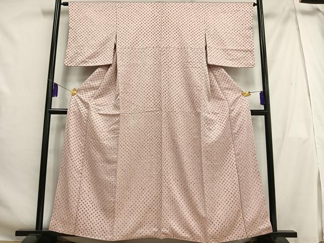 平和屋着物■上質な小紋 総絞り 正絹 逸品 AABG5195oa