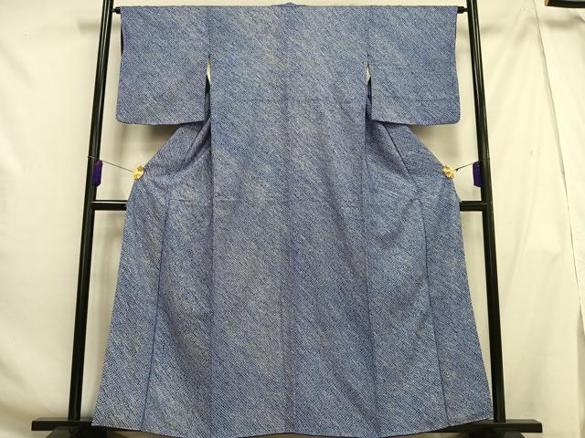平和屋着物■大変加工の良い総絞り小紋 正絹 逸品 AABG5197oa