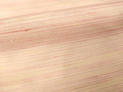 平和屋着物●紅花紬　米沢　霞文　ロング丈　正絹　逸品　AABG5201ck