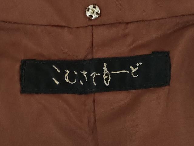 平和屋着物●こむさでもーど・COMME CA DU MODE　小紋　葡萄唐草文　洗える着物　AABG5207ck