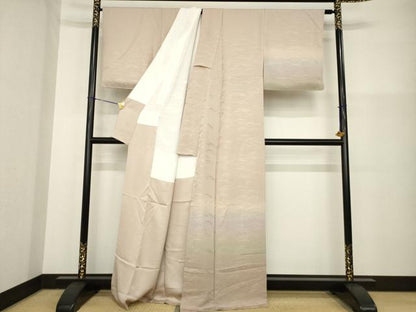 平和屋着物●京友禅の人間国宝　上野為二　訪問着　松地紋　暈し染め　正絹　逸品　AABG5217ck