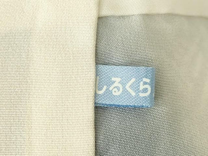 平和屋着物●ファッションデザイナー 花井幸子　小紋　立波文　正絹　逸品　AABG5225ck