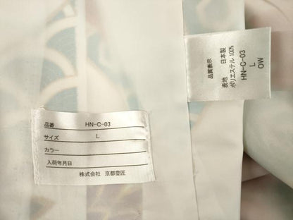 平和屋着物●小振袖　二尺袖　舞花文　金彩　洗える着物　AABG5228ck