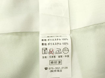 平和屋着物●小振袖　二尺袖　舞花文　暈し染め　金彩　金通し地　洗える着物　AABG5230ck