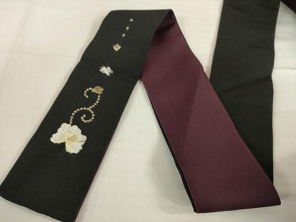 平和屋着物●女性　行灯袴　総刺繍　飾花文　暈し染め　金糸　洗える着物　AABG5232ck