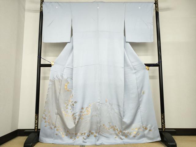 平和屋着物●金彩友禅　卓越技能者・名工・和田光正　色留袖　宝尽くし　金彩　正絹　逸品　AABG5239ck