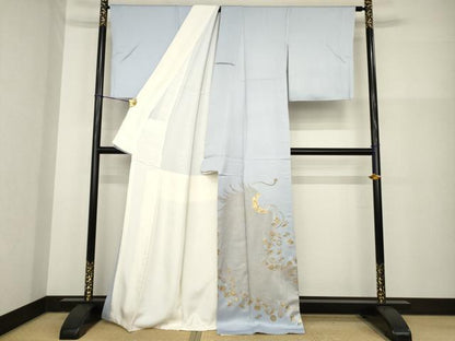 平和屋着物●金彩友禅　卓越技能者・名工・和田光正　色留袖　宝尽くし　金彩　正絹　逸品　AABG5239ck