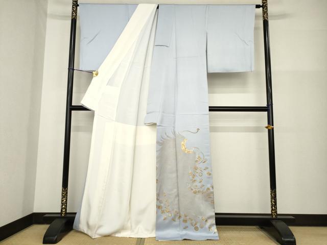 平和屋着物●金彩友禅　卓越技能者・名工・和田光正　色留袖　宝尽くし　金彩　正絹　逸品　AABG5239ck