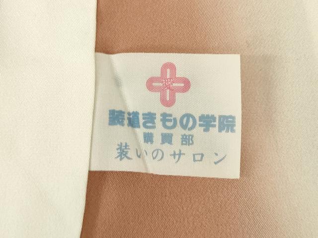 平和屋着物●上質な小紋　型染め　丸文　正絹　逸品　AABG5252ck