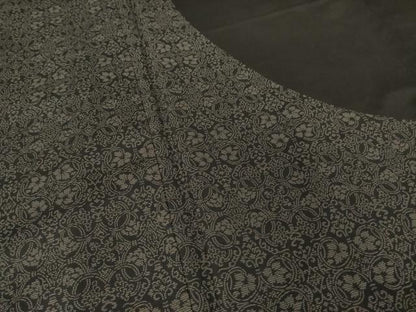 平和屋着物●本場染大島紬　飾花文　正絹　逸品　AABG5254ck