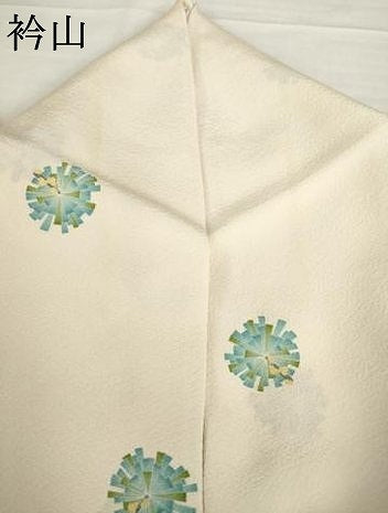 平和屋着物●上質な小紋　友禅　舞花文　正絹　逸品　AABG5265ck