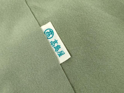 平和屋着物●上質な小紋　総刺繍　吹き寄せ花文　敷松葉　金糸　高島屋扱い　背抜き仕立て　正絹　逸品　AABG5292cs